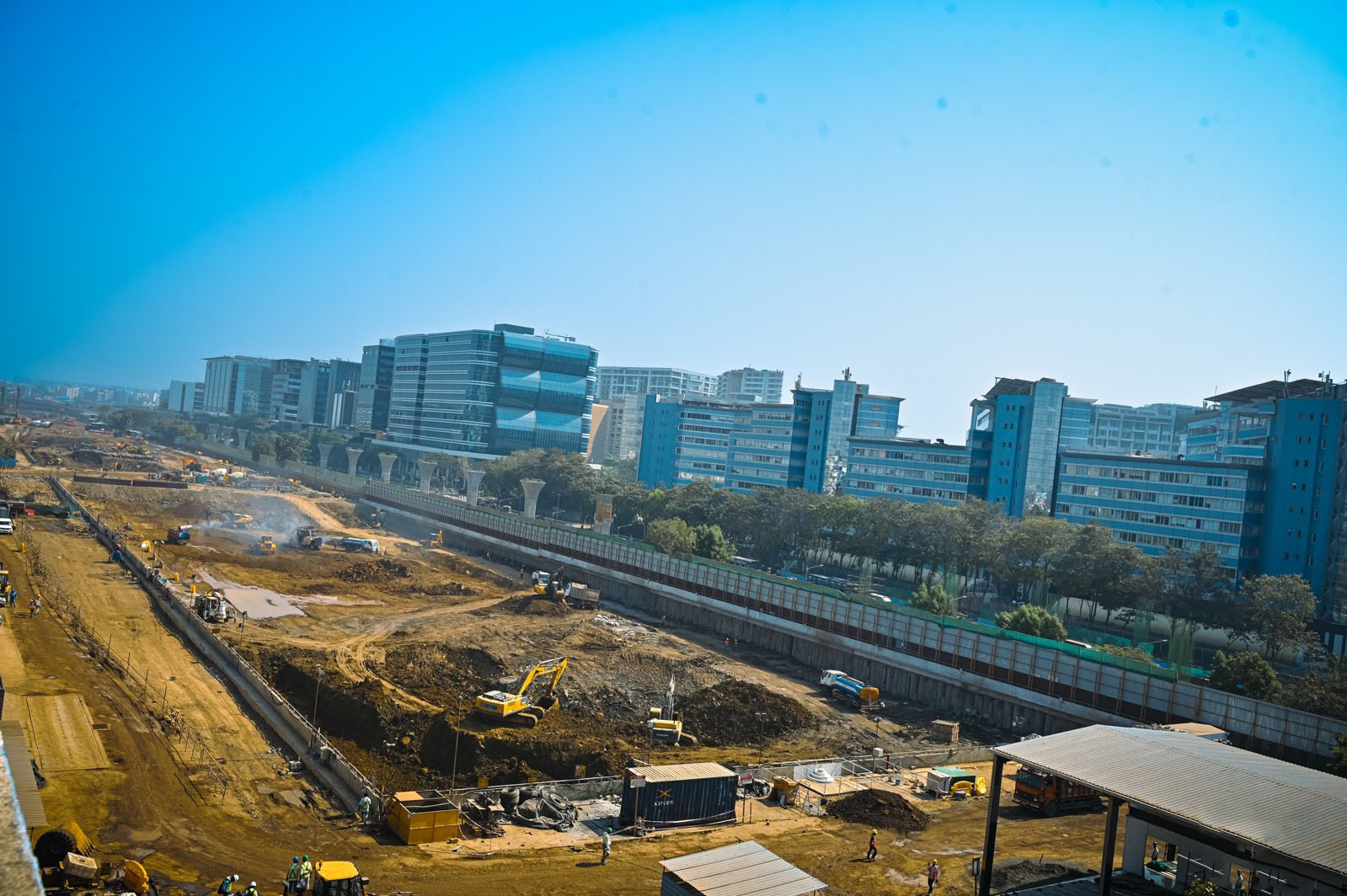 Pier work in Progress at GAD-11, Navsari District, November 2023